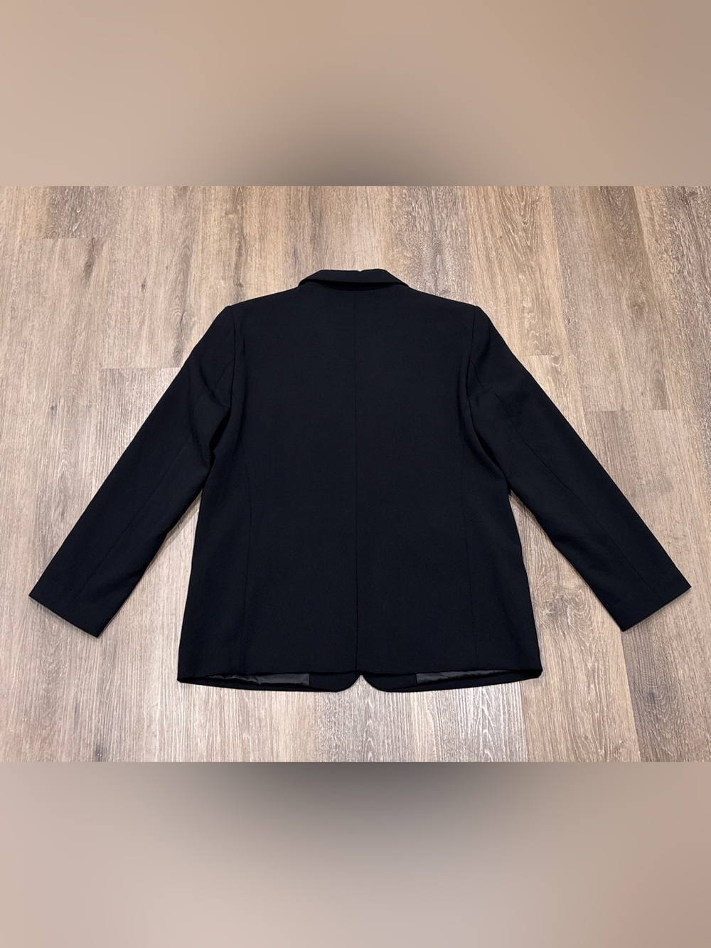 ZARA Black Oversized Blazer Single Button Tailored Jacket XL - Picture 9 of 11